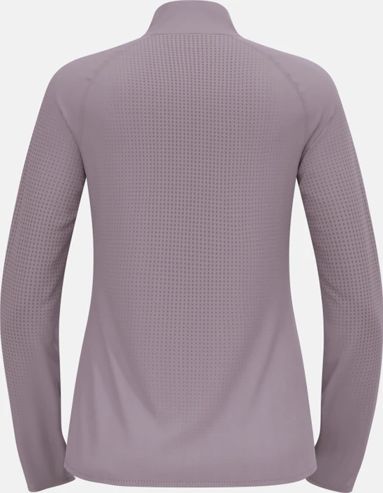 Odlo Zeroweight Warm Half Zip 2.0 Laufshirt langarm gray ridge (Damen)