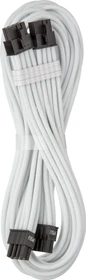 CableMod C-Series Pro ModMesh Bridged, Corsair Type 4, 8+8-Pin PCIe Kabel, weiß, 60cm (CM-PCSR-B88P-N60KW-3PW-R)
