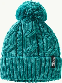 Jack Wolfskin Pompom Beanie petrol