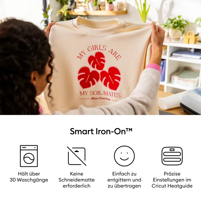 Cricut Smart Iron-On Bügelfolie marineblau, 33x91.4cm
