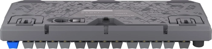 Endorfy Thock V2 75% Wireless, PBT, grau, LEDs RGB, hot-swap, Endorfy YELLOW, USB/Bluetooth, US