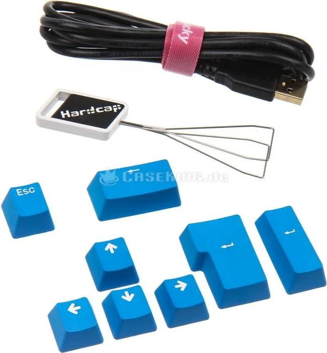 Ducky One RGB PBT schwarz, LEDs RGB, MX RGB RED, USB, DE
