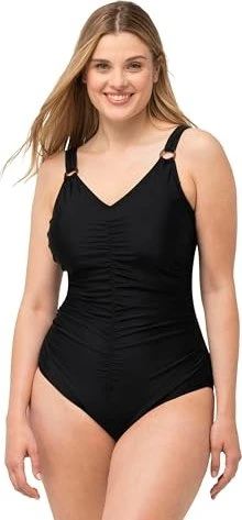 Ulla Popken Wiebke Badeanzug schwarz (Damen)