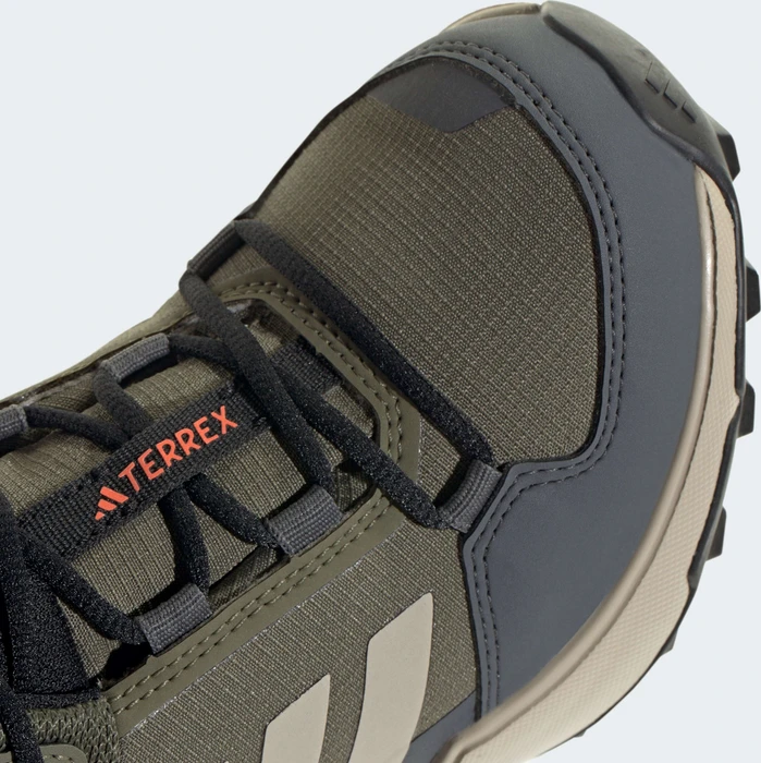 adidas Terrex AX4R Mid Rain.RDY olive strata/wonder beige/semi impact orange (Junior)