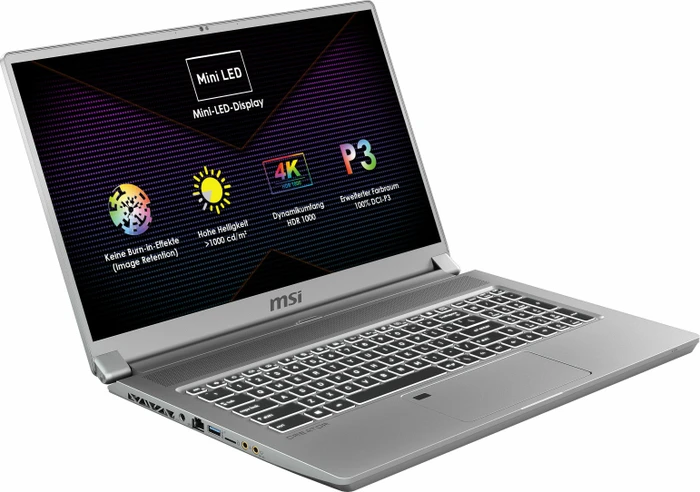MSI Creator 17 A10SGS-268, Space Grey, Core i7-10875H, 32GB RAM, 2TB SSD, GeForce RTX 2080 SUPER Max-Q, DE