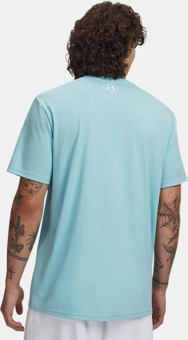 Under Armour Sportstyle Left Chest Funktionsshirt kurzarm blue haze/white (Herren)
