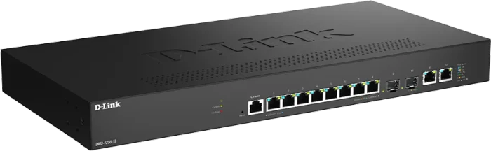 D-Link DMS-1250 Rackmount 2.5G Smart Switch, 10x RJ-45, 2x SFP+