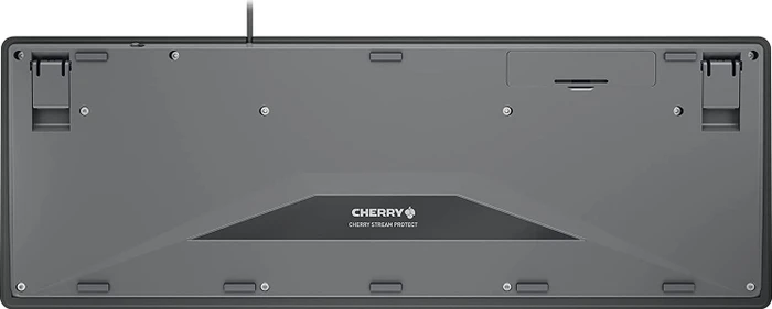 Cherry Stream Protect Keyboard, schwarz/grau, USB, DE
