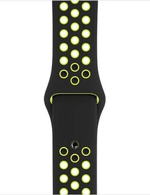Apple Nike Sportarmband S/M und M/L für Apple Watch 40mm schwarz/volt