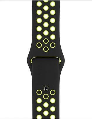 Apple Nike Sportarmband S/M und M/L für Apple Watch 40mm schwarz/volt