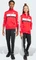 adidas Seasonal Essentials Tiberio 3-Streifen Tricot Trainingsanzug pure ruby/white (Junior) Vorschaubild