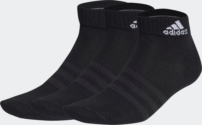 adidas Thin and Light Ankle Socken black/white, 3 Paare