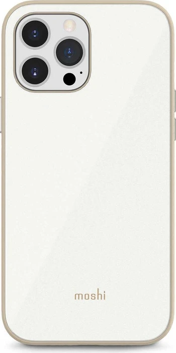 Moshi iGlaze Slim für Apple iPhone 13 Pro Max Pearl White