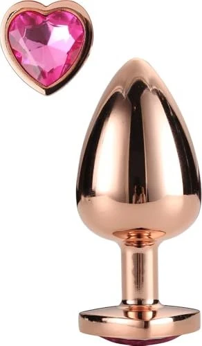 Dream Toys Gleaming Love Plug large rose gold