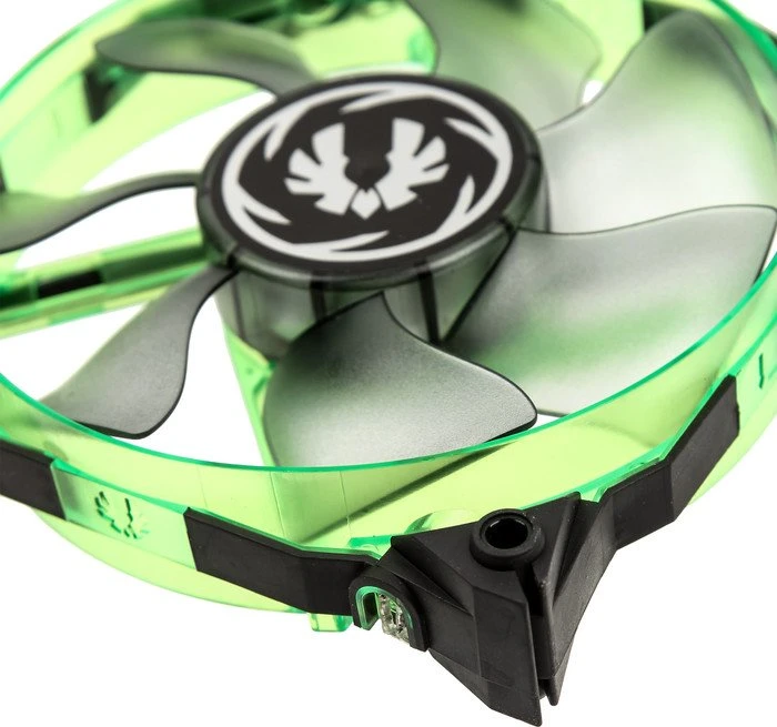 BitFenix Spectre Xtreme LED schwarz/grün, 120mm