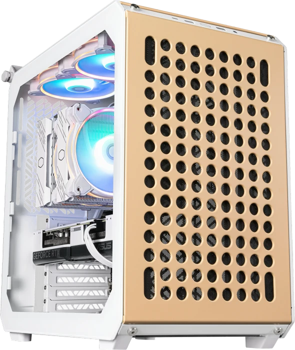 Cooler Master Qube 500 Flatpack Macaron Edition, Glasfenster