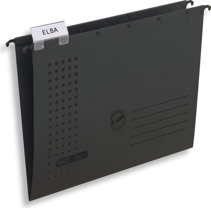 Elba chic ultimate Hängemappe, A4, anthrazit, 25er-Pack (100552082#25)