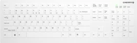 Contour Design AK-C8112 Medical Keyboard Wireless, weiß, USB, ND