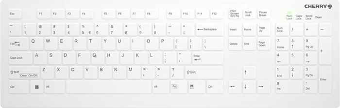 Contour Design AK-C8112 Medical Keyboard Wireless, weiß, USB, FR