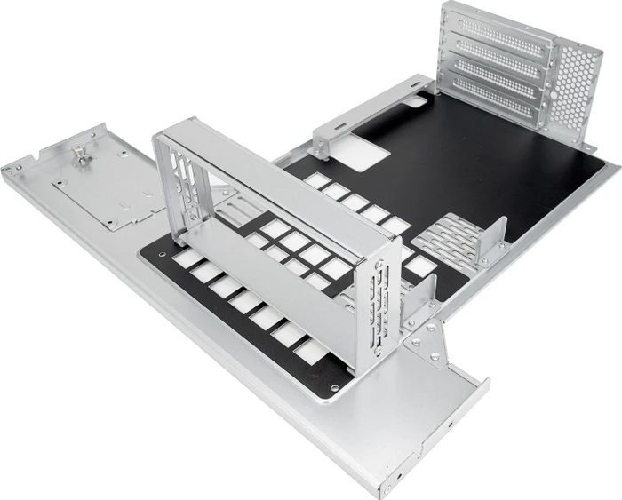 SilverStone RM32, Rackmount Server, schwarz/grau, 3HE, SFX-L
