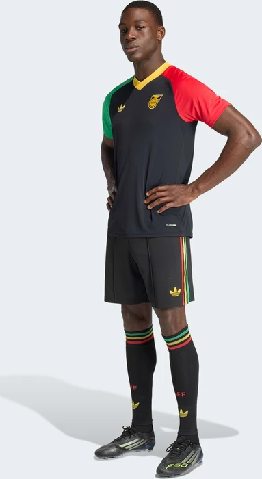 adidas Jamaika 26 x Bob Marley Away 2026 Aufwärmtrikot kurzarm (Herren)