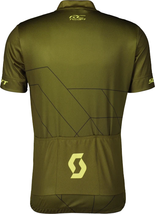 Scott RC Pro Team 20 Trikot kurzarm fir green/bitter yellow (Herren)