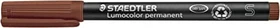 Staedtler Lumocolor 313 permanent braun, 10er-Pack