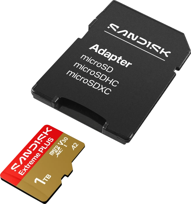 SanDisk Extreme PLUS R250/W170 1TB Kit, UHS-I, A2, Class 10