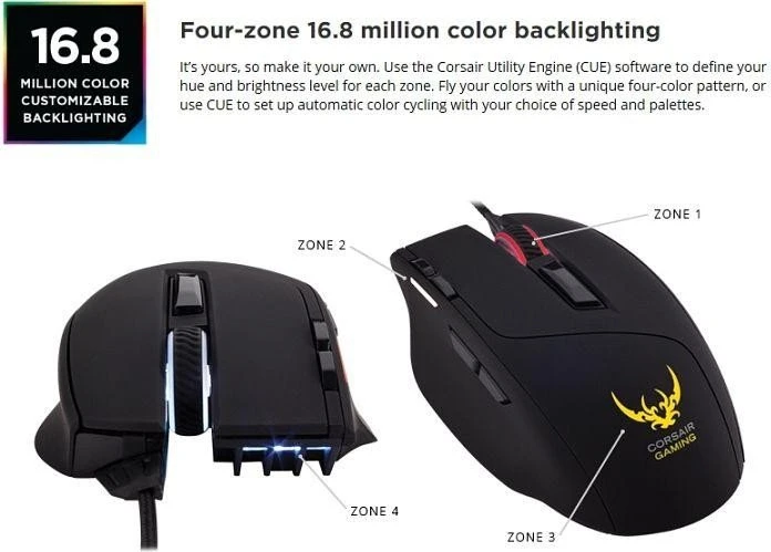 Corsair Gaming Sabre RGB Optical, USB