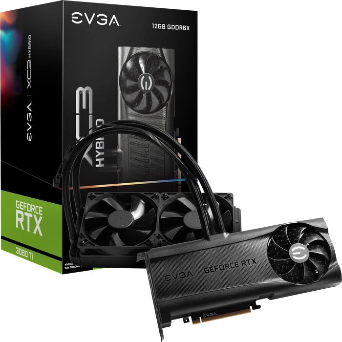 EVGA GeForce RTX 3080 Ti XC3 Ultra Hybrid Gaming, 12GB GDDR6X, HDMI, 3x DP