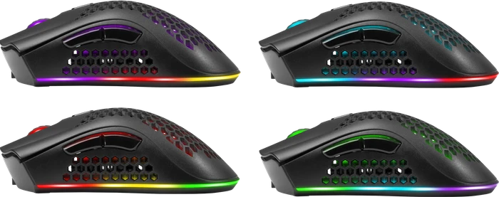 Defender Warlock GM-709L Wireless Gaming Mouse schwarz, USB