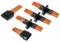 BitFenix Alchemy SATA-Stromadapter 4-Pin [IDE] auf 4x 15-Pin [SATA] 20cm, sleeved orange Vorschaubild