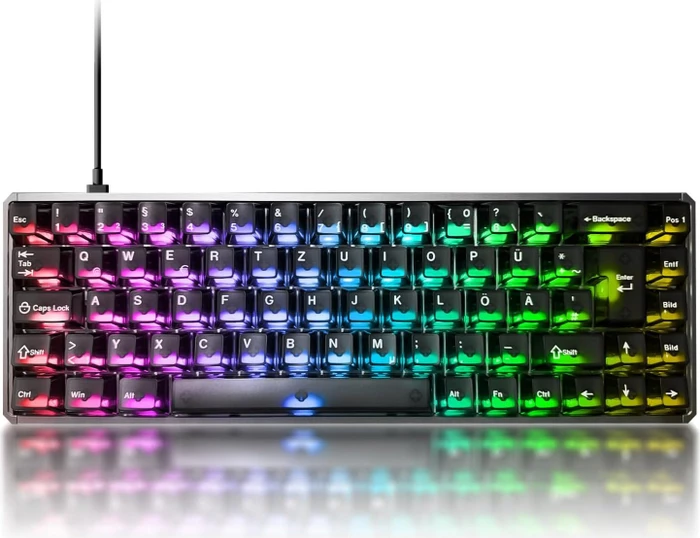 Akko MOD68 HE, LEDs RGB, hot-swap, AstroAim Magnetic, USB/Bluetooth, DE