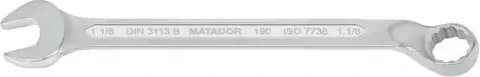 Matador 0190 Ring-Maulschlüssel zöllig, 1.1/8"x360mm