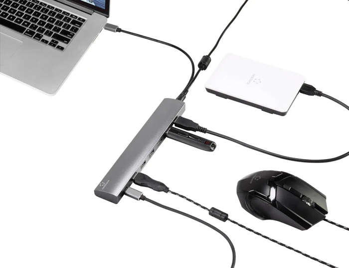 Renkforce 6+1-Port USB-Hub, USB-C 3.0 [Stecker]