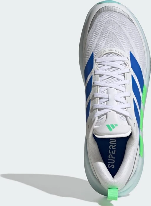 adidas Supernova Glide cloud white/blue/lime burst (Herren)