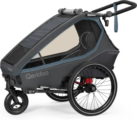 Qeridoo Kidgoo 1 Fahrradanhänger navy blue (Modell 2023)