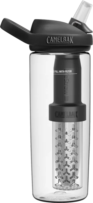 CamelBak Eddy+ Filtered by LifeStraw Trinkflasche 600ml clear