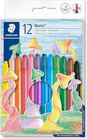 Staedtler Wachskreide, 12 Farben