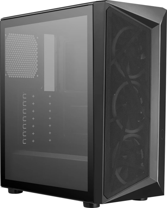 Cooler Master CMP 510, schwarz, inkl. 3x Lüfter, Lüfter LED ARGB, Glasfenster