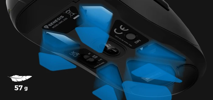 Genesis Zircon 660 Pro Wireless Ultra-Lightweigt Gaming Mouse schwarz, USB/Bluetooth