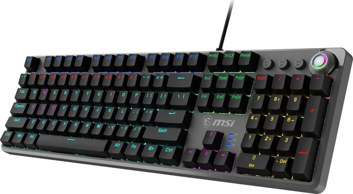 MSI FORGE GK310, LEDs RGB, hot-swap, RED Switches, USB, DE
