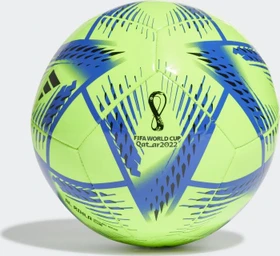 adidas Al Rihla FIFA WM 2022 Club Fußball signal green/pantone/black