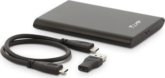 LMP DataMobile Festplattengehäuse, schwarz, 2.5", USB-C 3.1
