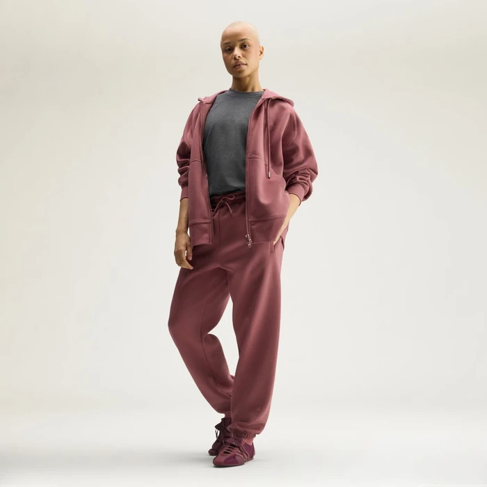 adidas by Stella McCartney Loose Trainingshose lang burgundy (Damen)