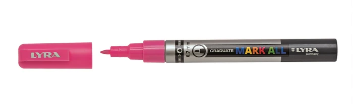 Lyra Graduate Mark All Permanentmarker 0.7mm pink