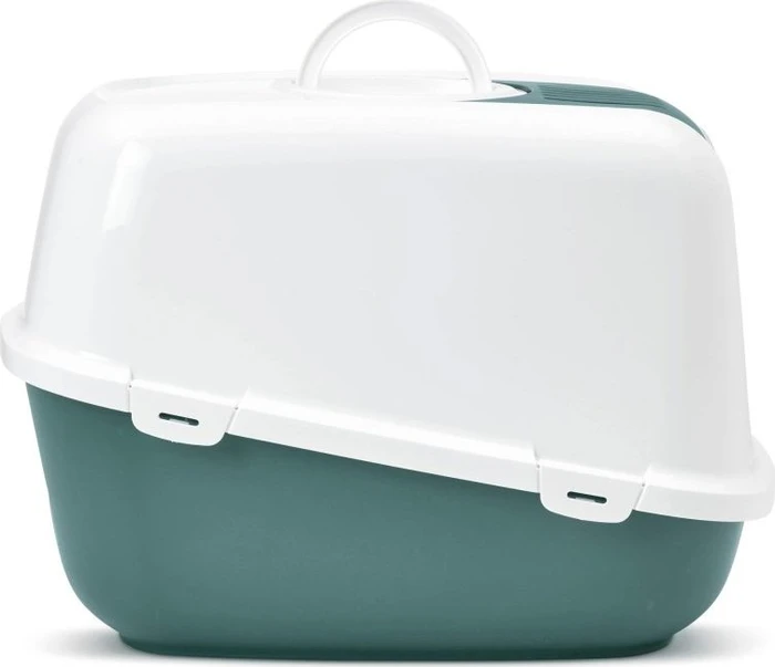 Petgard Nestor Jumbo Katzentoilette XXL, grün/weiß