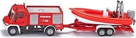 SIKU Super Unimog Feuerwehr mit Boot