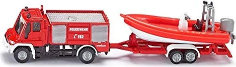 SIKU Super Unimog Feuerwehr mit Boot
