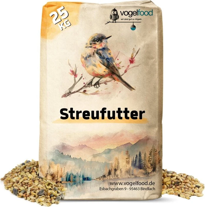 Vogelfood Streufutter, 25kg